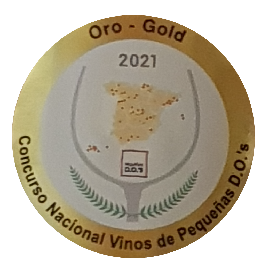 ORO CONCURSO NACIONAL DE VINOS DE PEQUEÑAS D.O.´S 2021